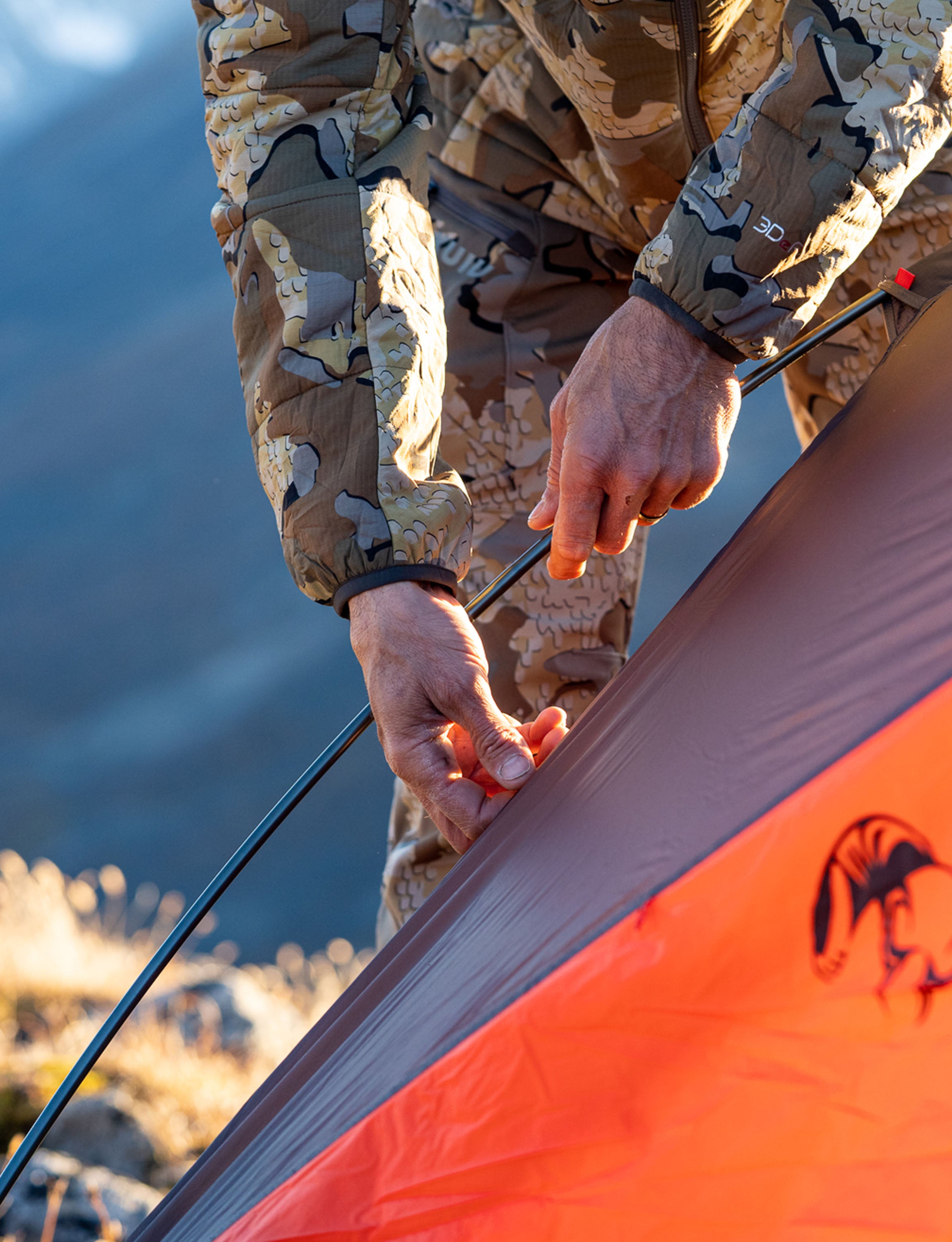 Mountain Star 2 Person Tent | Gunmetal-Orange - Image 17