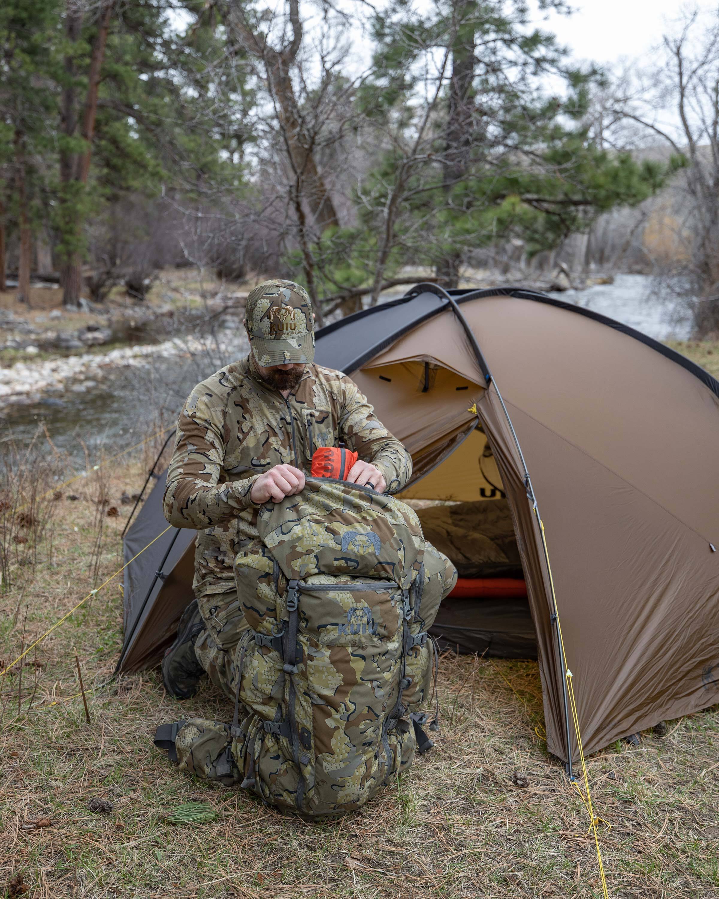 Mountain Star 3 Person Tent | Gunmetal-Camel - Image 7